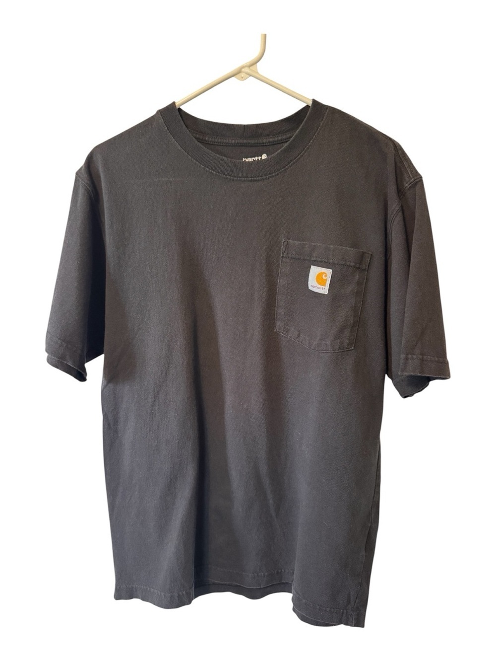 Carhartt Men's Black Short Sleeve Loose Fit Pocket T-Shirt Sz Small Tag Removed